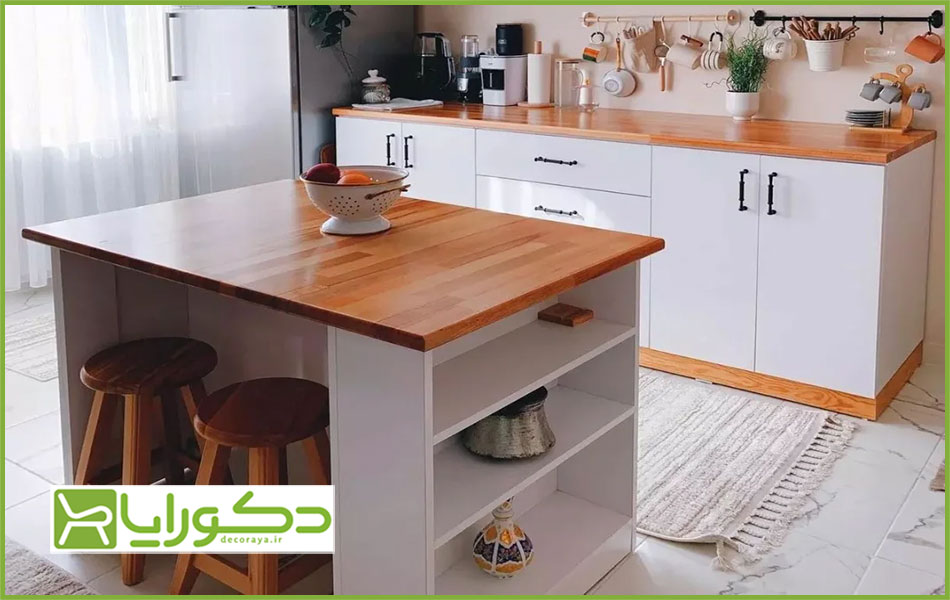 میز مناسب برای آشپزخانه مستطیلی