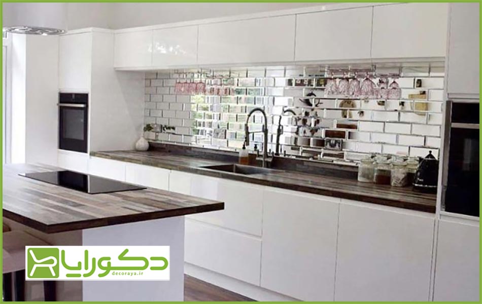 آشپزخانه آینه کاری شده
