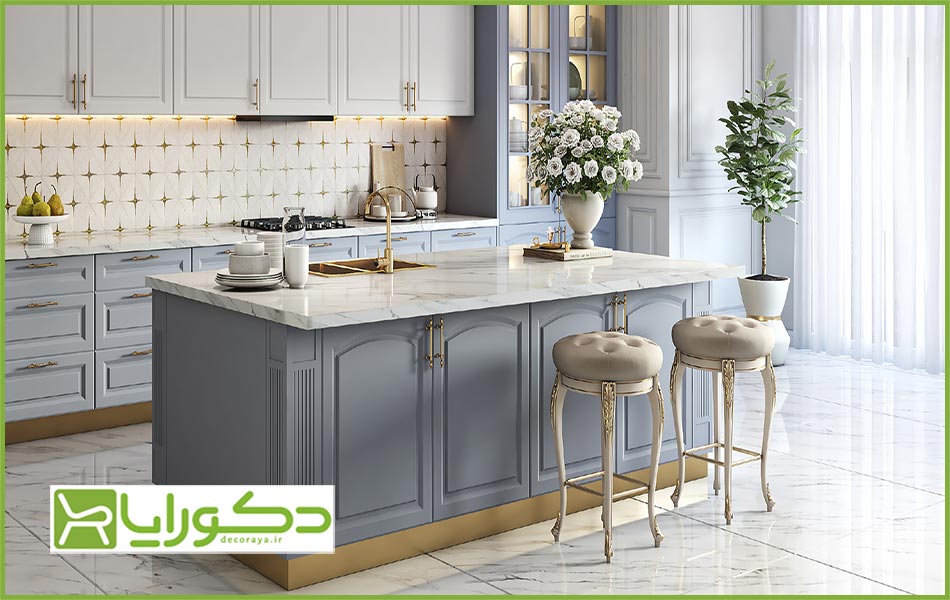 طراحی آشپزخانه نئوکلاسیک