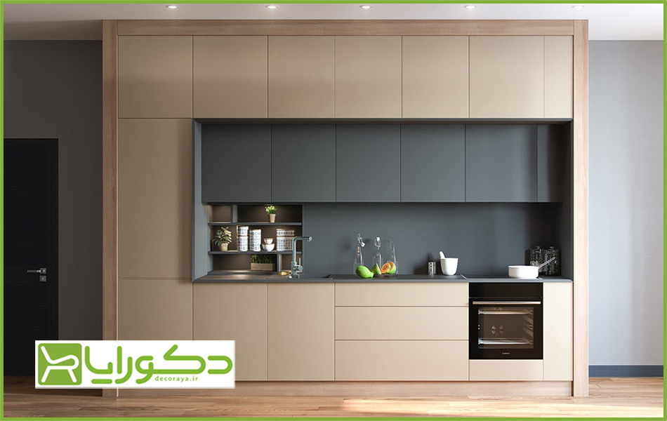 طراحی آشپزخانه یکطرفه