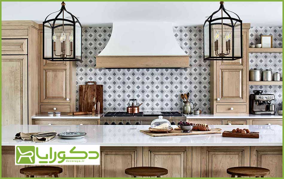 طراحی دکور آشپزخانه روستیک