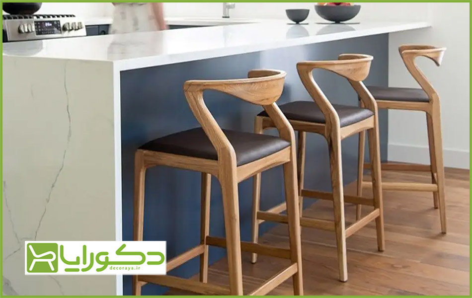 صندلی خطی برای آشپزخانه مستطیلی